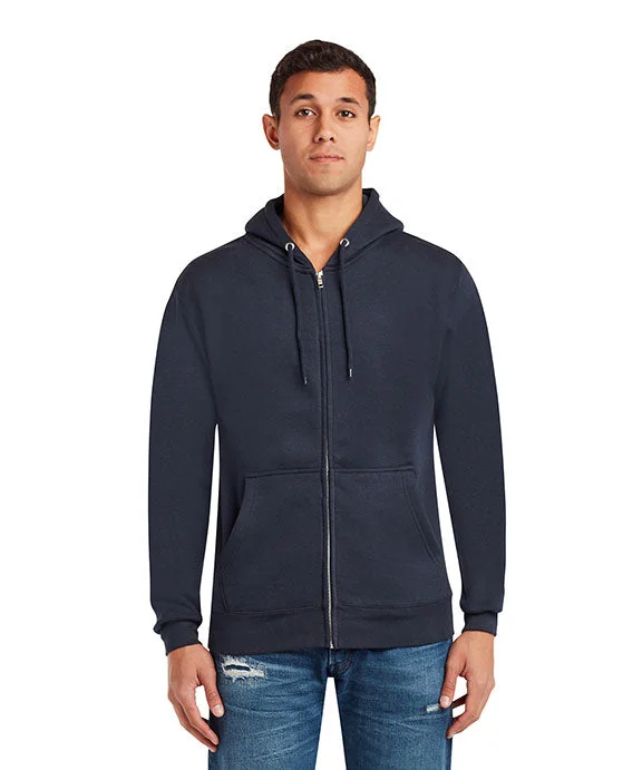 LS14003 - Lane Seven Unisex Premium Full-Zip Hooded Sweatshirt | Navy