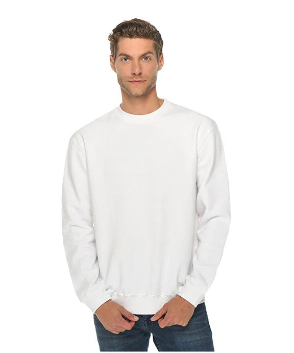 LS14004 - Lane Seven Unisex Premium Crewneck Sweatshirt | White