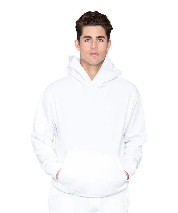 LS16001 - Lane Seven Unisex Urban Pullover Hooded Sweatshirt | White