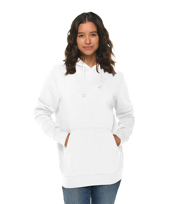 LS19001 - Lane Seven Unisex Heavyweight Pullover Hooded Sweatshirt | White