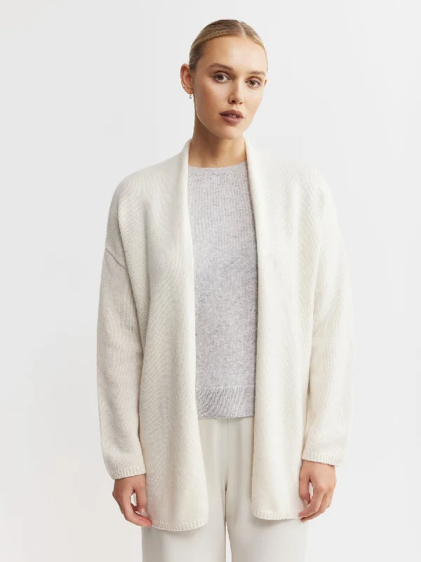 Luxe Cashmere Cardigan - Cream