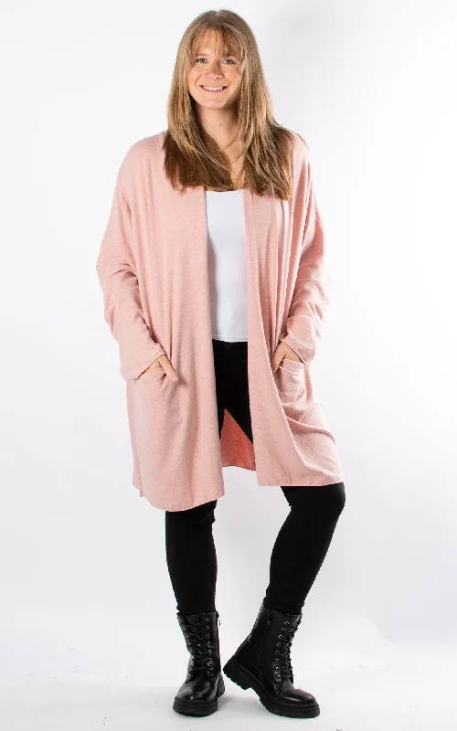 Soft Knit Cardigan | Pink