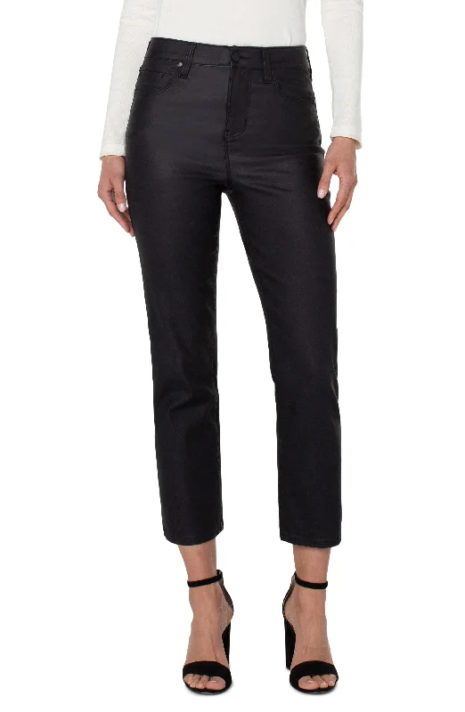 Liverpool Kennedy Black High-Rise Crop Straight 27"