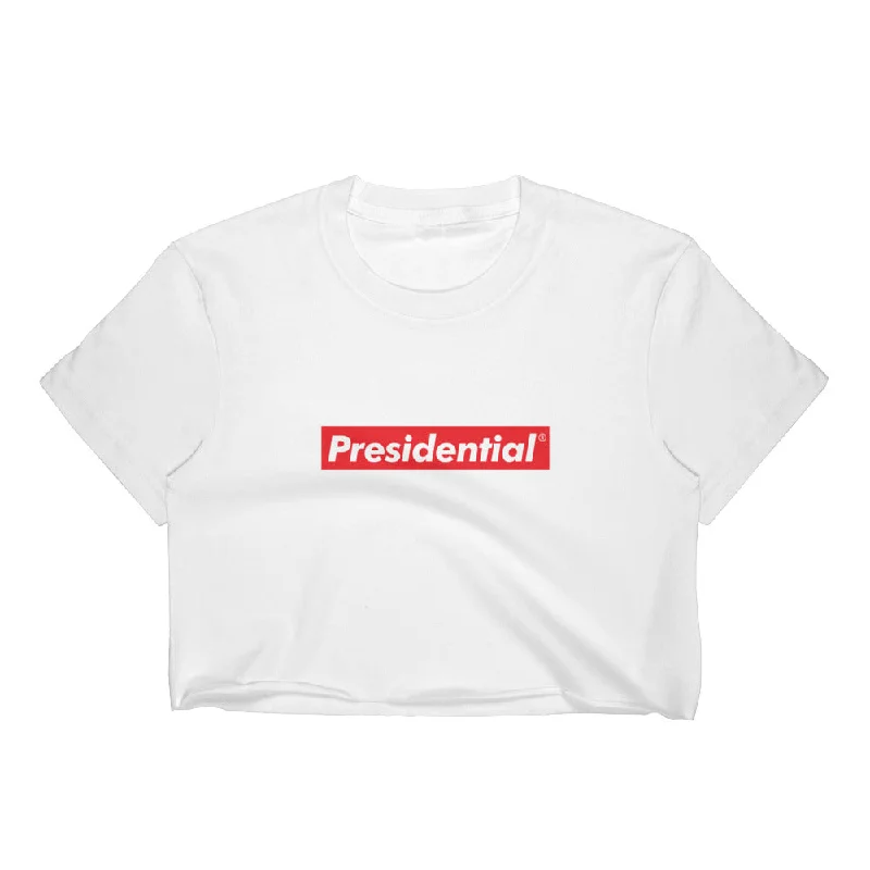 Presidential Red Box Women's Crop Top