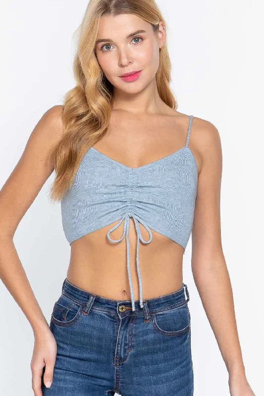 Sweater Knit Crop Cami Top