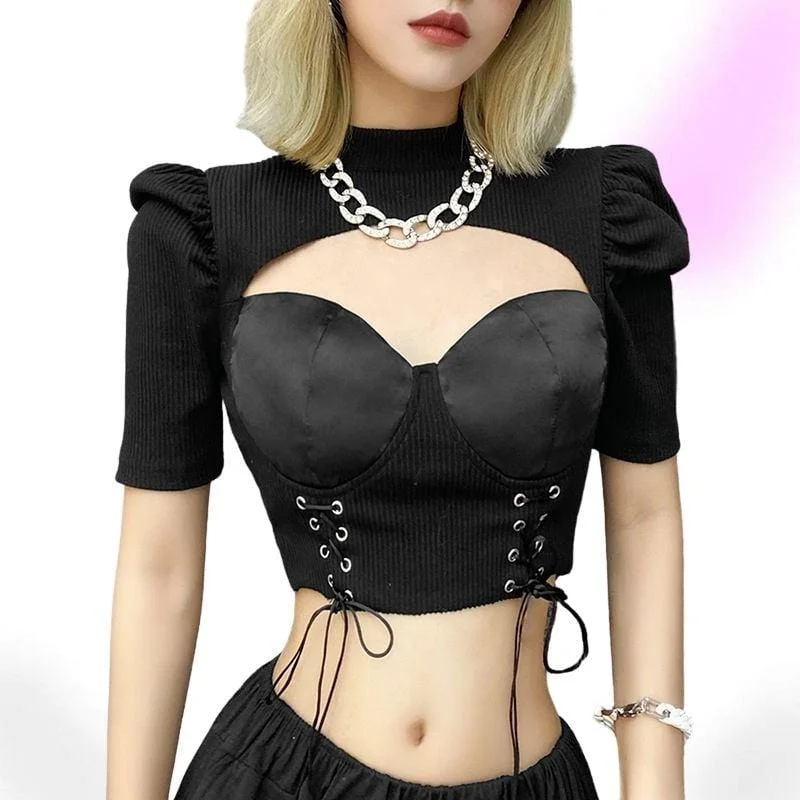 Night Caller Sexy Crop Top