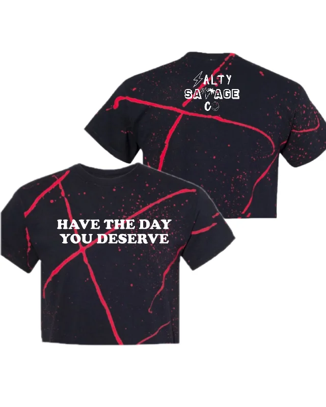 Black Red Splatter